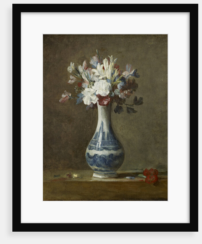 A Vase of Flowers by Jean-Baptiste Siméon Chardin